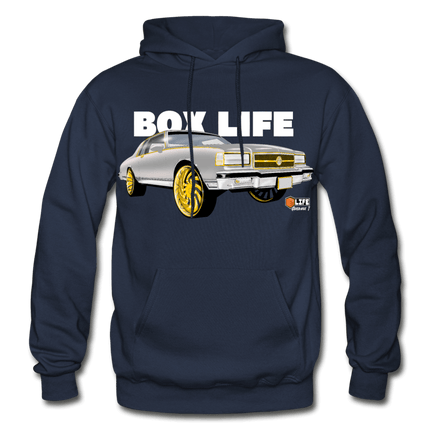 Box chevy Life Grey Landau caprice Hoodie - AverageTApparel-