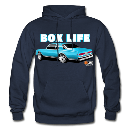 Box chevy Life 79 Landau Blue caprice Hoodie - AverageTApparel-