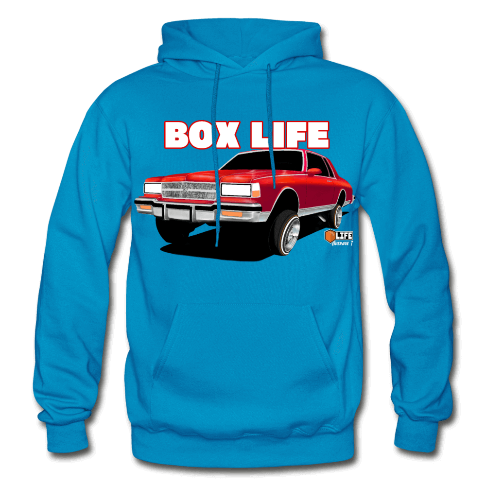 Box Chevy Life Lowrider Landau caprice Hoodie - AverageTApparel-