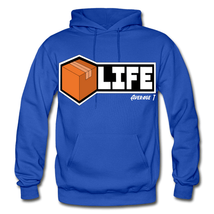 Box Life Emblem Hoodie - AverageTApparel-