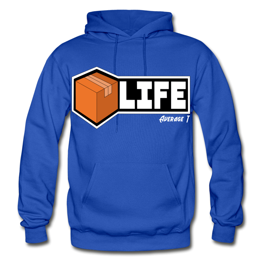 Box Life Emblem Hoodie - AverageTApparel-