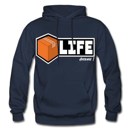 Box Life Emblem Hoodie - AverageTApparel-