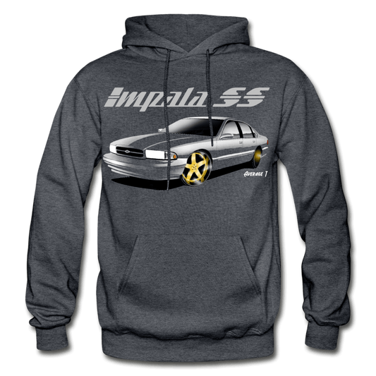 Impala SS Colored Gold Wheel Hoodie - AverageTApparel-