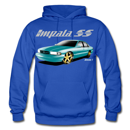 Impala SS Green Gold Wheel Hoodie - AverageTApparel-