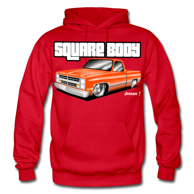 Orange C10 Hoodie - AverageTApparel-