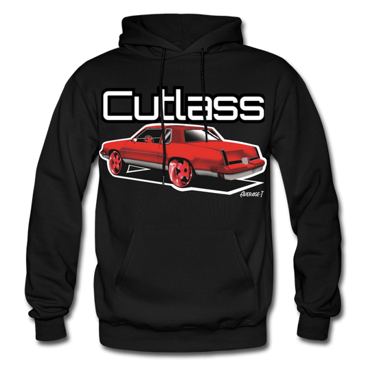 Red Oldsmobile Cutlass Hoodie - AverageTApparel-