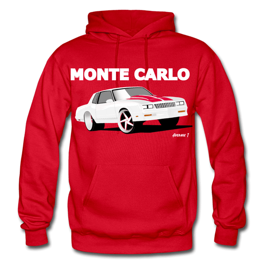 Monte Carlo SS White Hoodie - AverageTApparel-