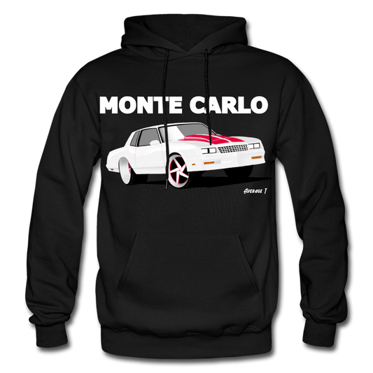 Monte Carlo SS White Hoodie - AverageTApparel-