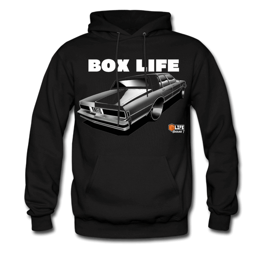 Box Chevy Life LS Brougham caprice Hoodie - AverageTApparel-