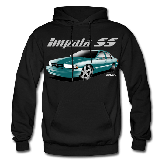 Impala SS Green Chrome Hoodie - AverageTApparel-