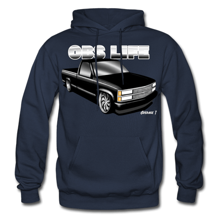 OBS Black pickup Hoodie - AverageTApparel-