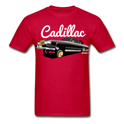 Cadillac Coupe Deville Lowrider Black T-Shirt - AverageTApparel-
