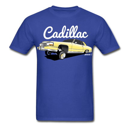Cadillac Coupe Deville Lowrider Yellow T-Shirt - AverageTApparel-