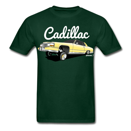 Cadillac Coupe Deville Lowrider Yellow T-Shirt - AverageTApparel-