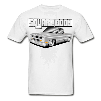 C10 Squarebody Grey Chevy T-Shirt - AverageTApparel-