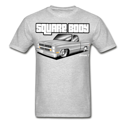 C10 Squarebody Grey Chevy T-Shirt - AverageTApparel-