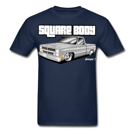 C10 Squarebody Grey Chevy T-Shirt - AverageTApparel-
