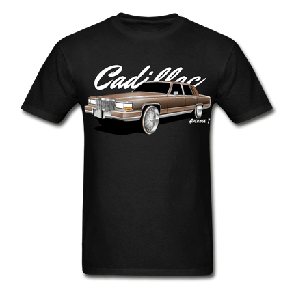 Cadillac Fleetwood Brougham 1990 Brown T-Shirt - AverageTApparel-