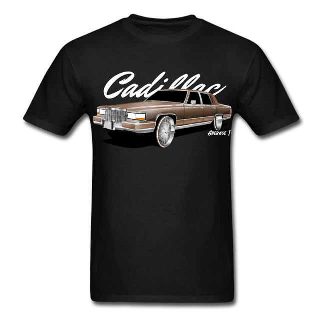 Cadillac Fleetwood Brougham 1990 Brown T-Shirt - AverageTApparel-