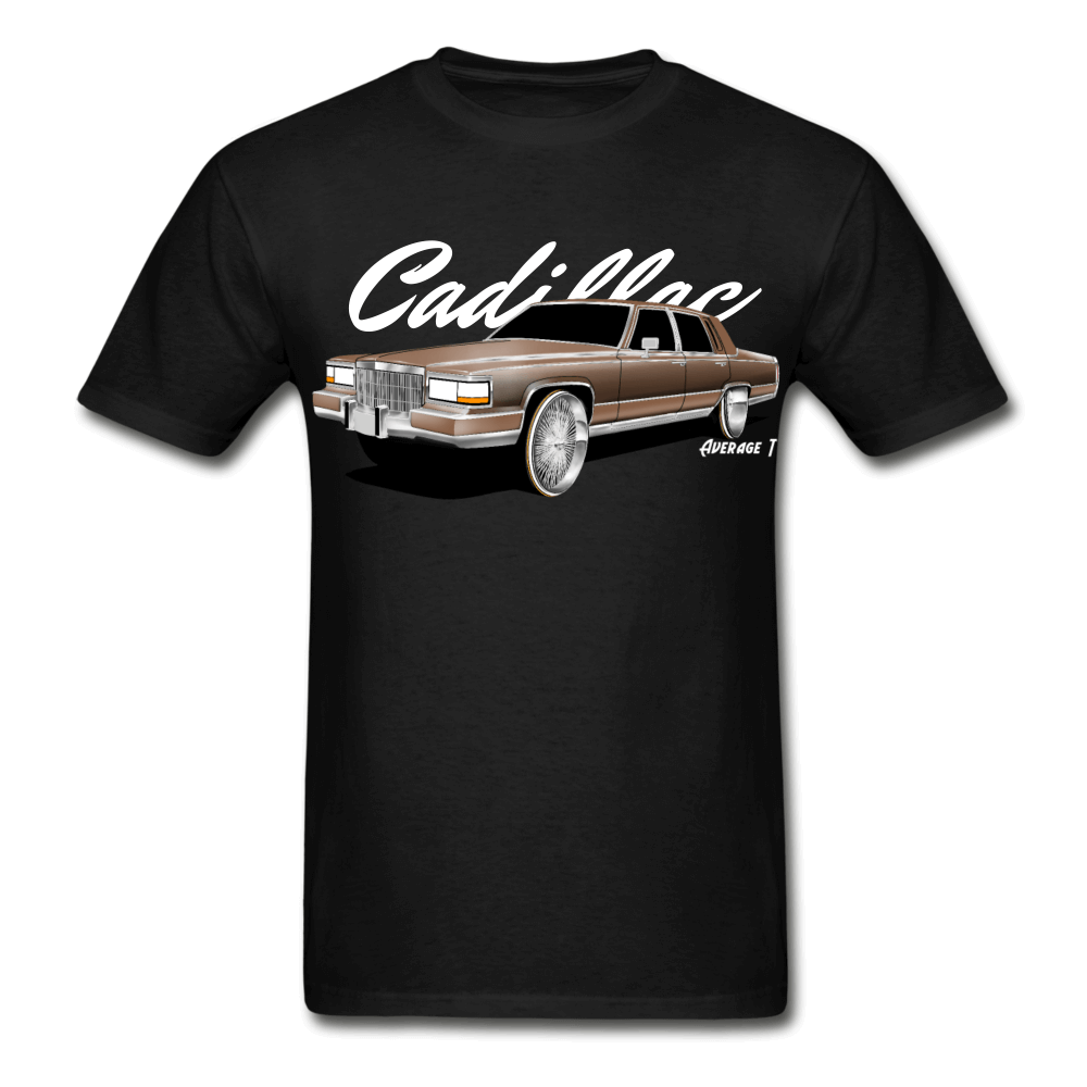 Cadillac Fleetwood Brougham 1990 Brown T-Shirt - AverageTApparel-