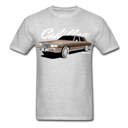 Cadillac Fleetwood Brougham 1990 Brown T-Shirt - AverageTApparel-