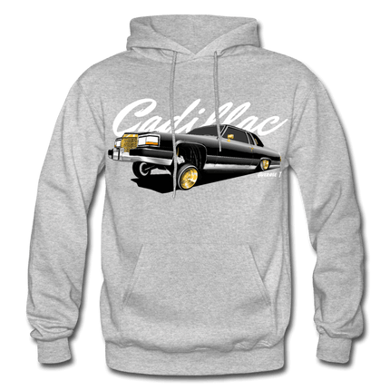 Cadillac Coupe Deville Lowrider Black Hoodie - AverageTApparel-