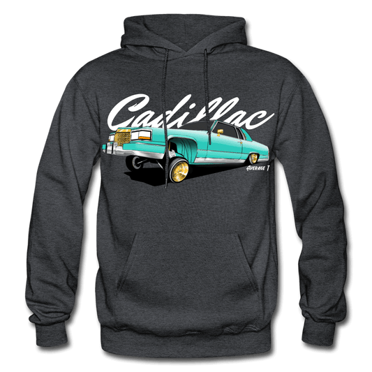 Cadillac Coupe Deville Lowrider Green Hoodie - AverageTApparel-