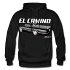 Chevy El Camino Black Hoodie - AverageTApparel-