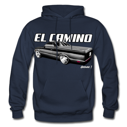 Chevy El Camino Black Hoodie - AverageTApparel-
