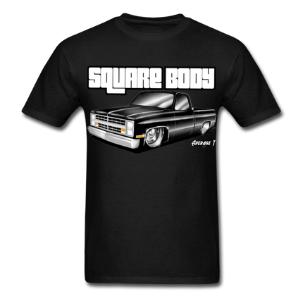 Black Squarebody T-Shirt - AverageTApparel-