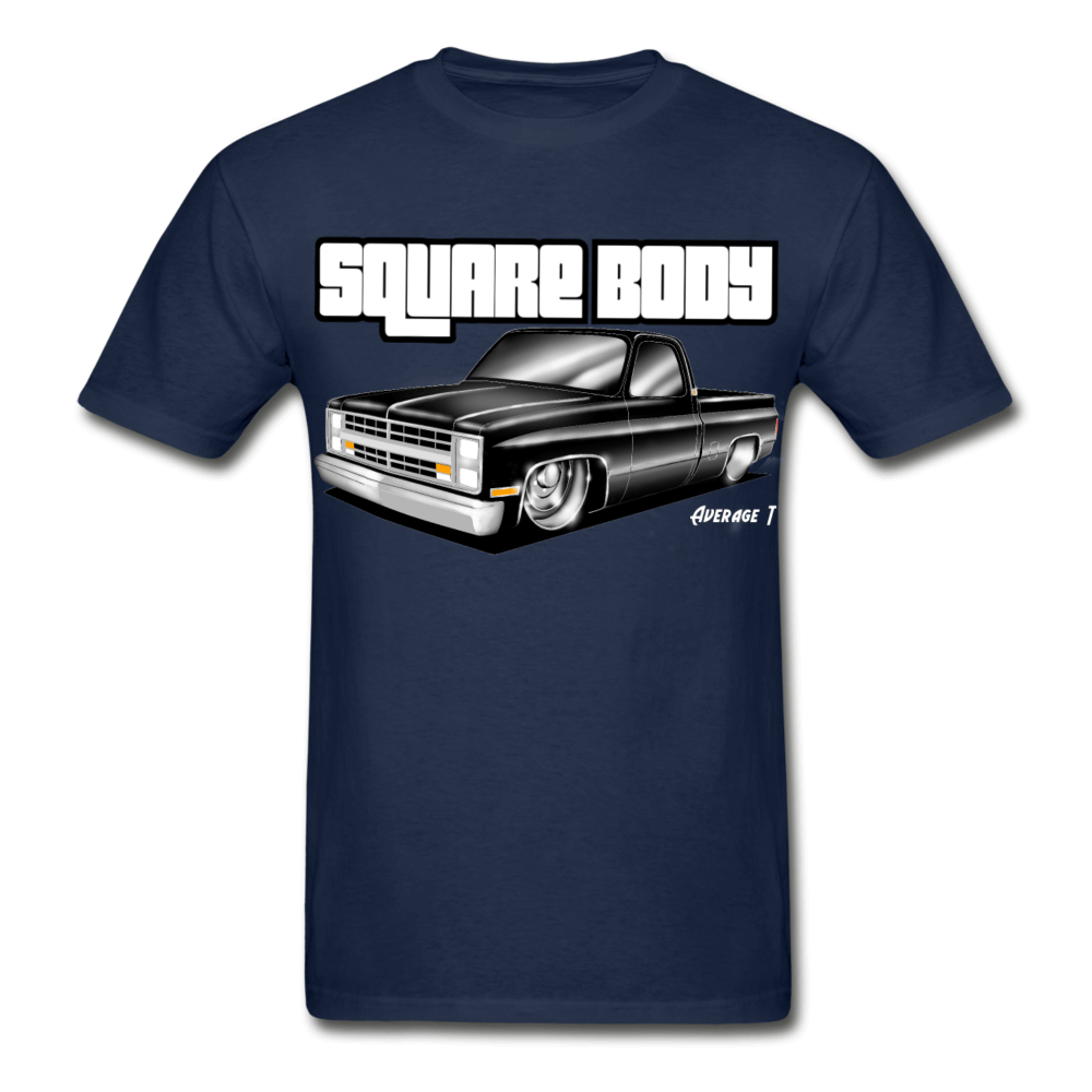Black Squarebody T-Shirt - AverageTApparel-