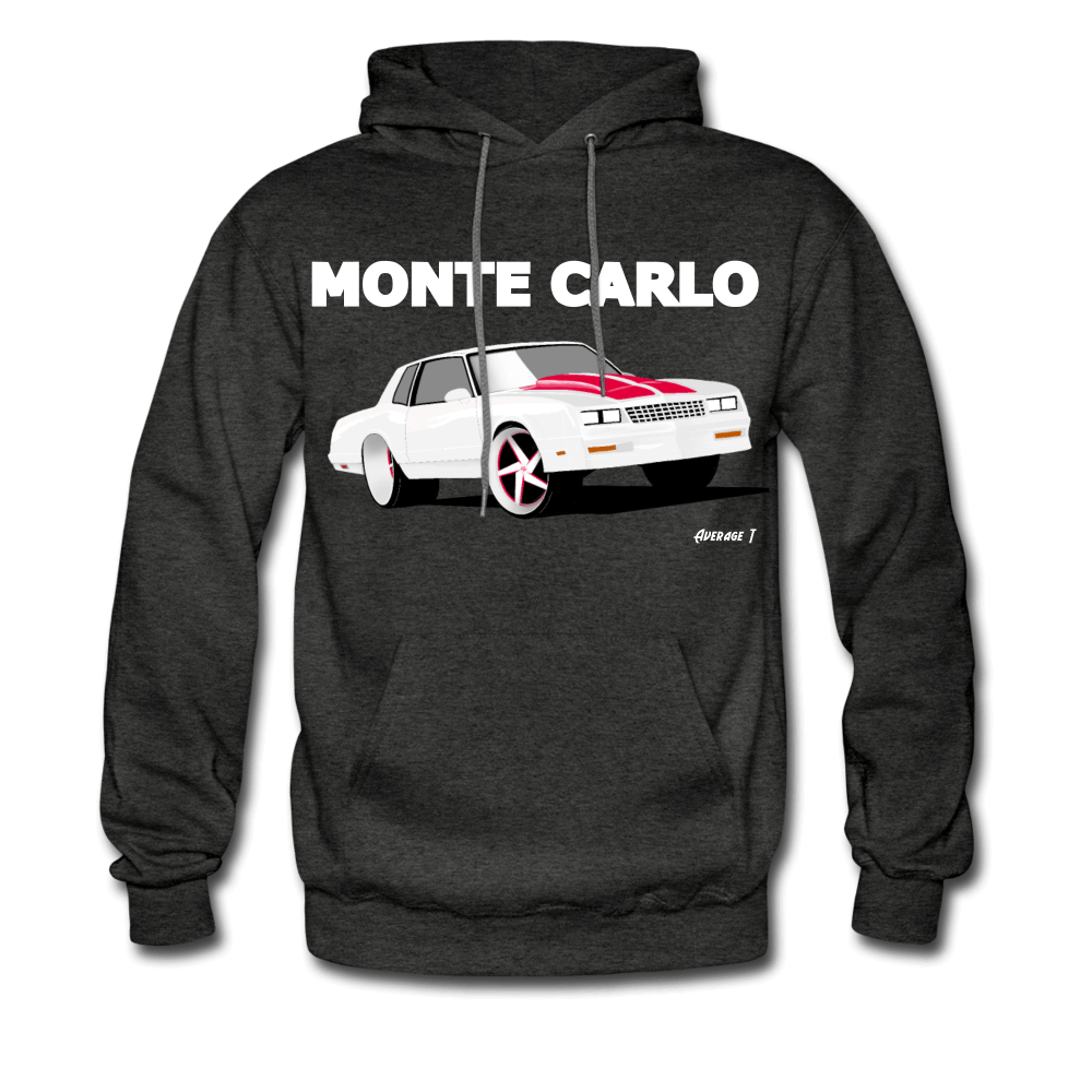 Monte Carlo SS White Hoodie cc - AverageTApparel-