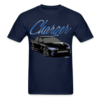 Dodge Charger Black T-Shirt - AverageTApparel-