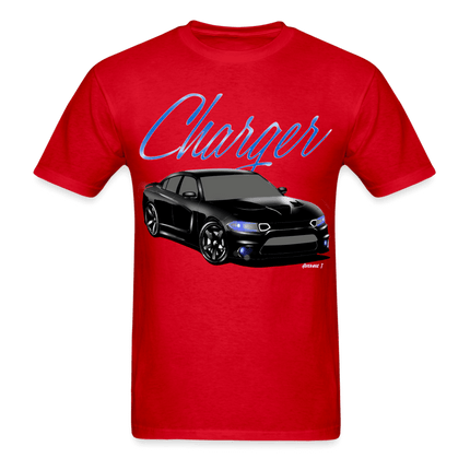Dodge Charger Black T-Shirt - AverageTApparel-