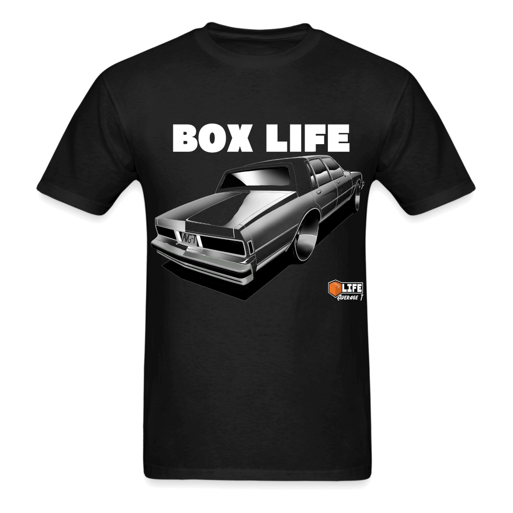 Box Chevy Life LS Brougham T-Shirt - AverageTApparel-