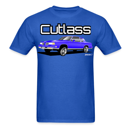 Blue Cutlass Lowrider T-Shirt - AverageTApparel-