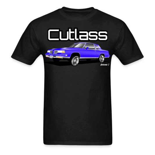 Blue Cutlass Lowrider T-Shirt - AverageTApparel-
