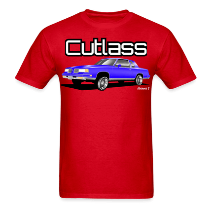 Blue Cutlass Lowrider T-Shirt - AverageTApparel-