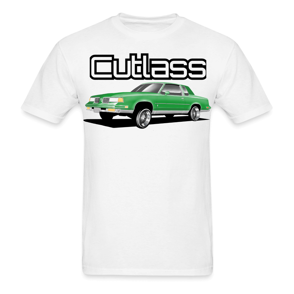Oldsmobile Cutlass Lowrider Green T-Shirt - AverageTApparel-