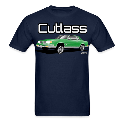 Oldsmobile Cutlass Lowrider Green T-Shirt - AverageTApparel-