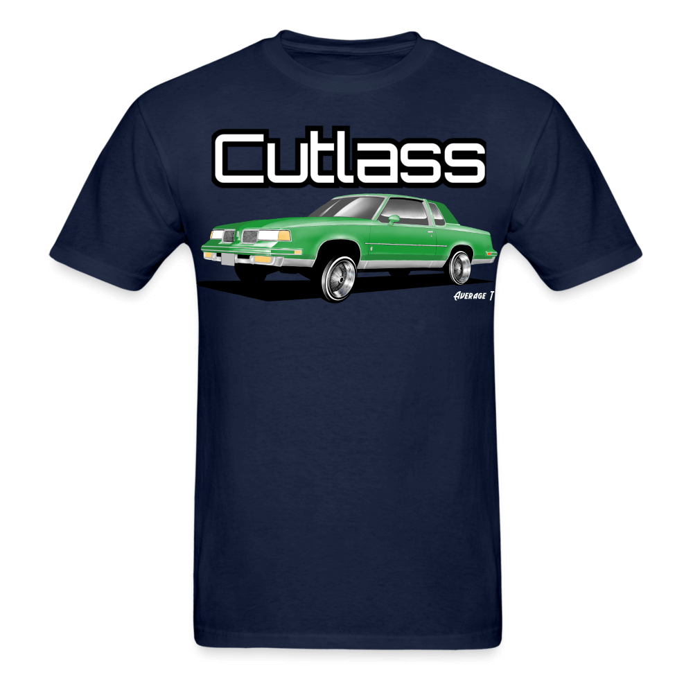 Oldsmobile Cutlass Lowrider Green T-Shirt - AverageTApparel-