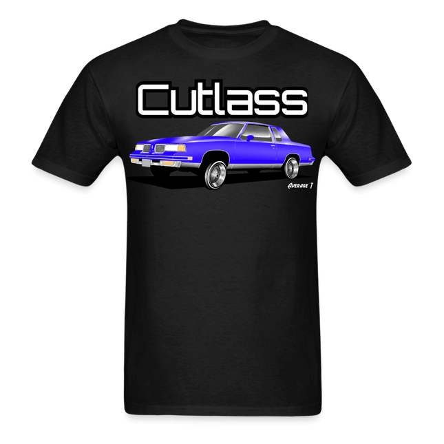 Oldsmobile Cutlass Lowrider Blue T-Shirt - AverageTApparel-