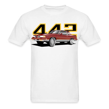 442 Cutlass Burgundy T-Shirt - AverageTApparel-