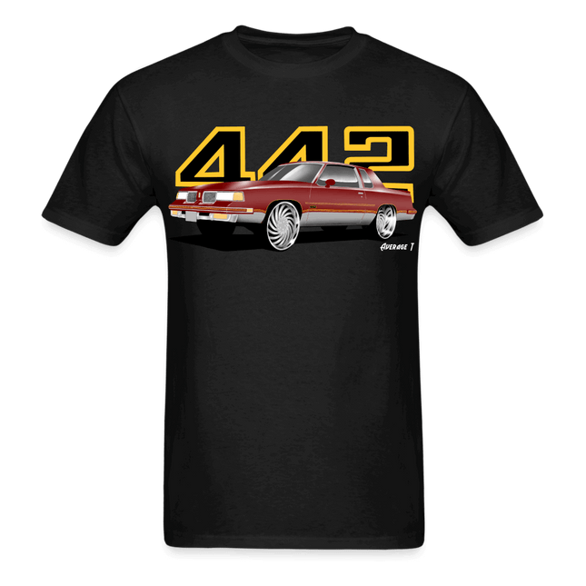 442 Cutlass Burgundy T-Shirt - AverageTApparel-