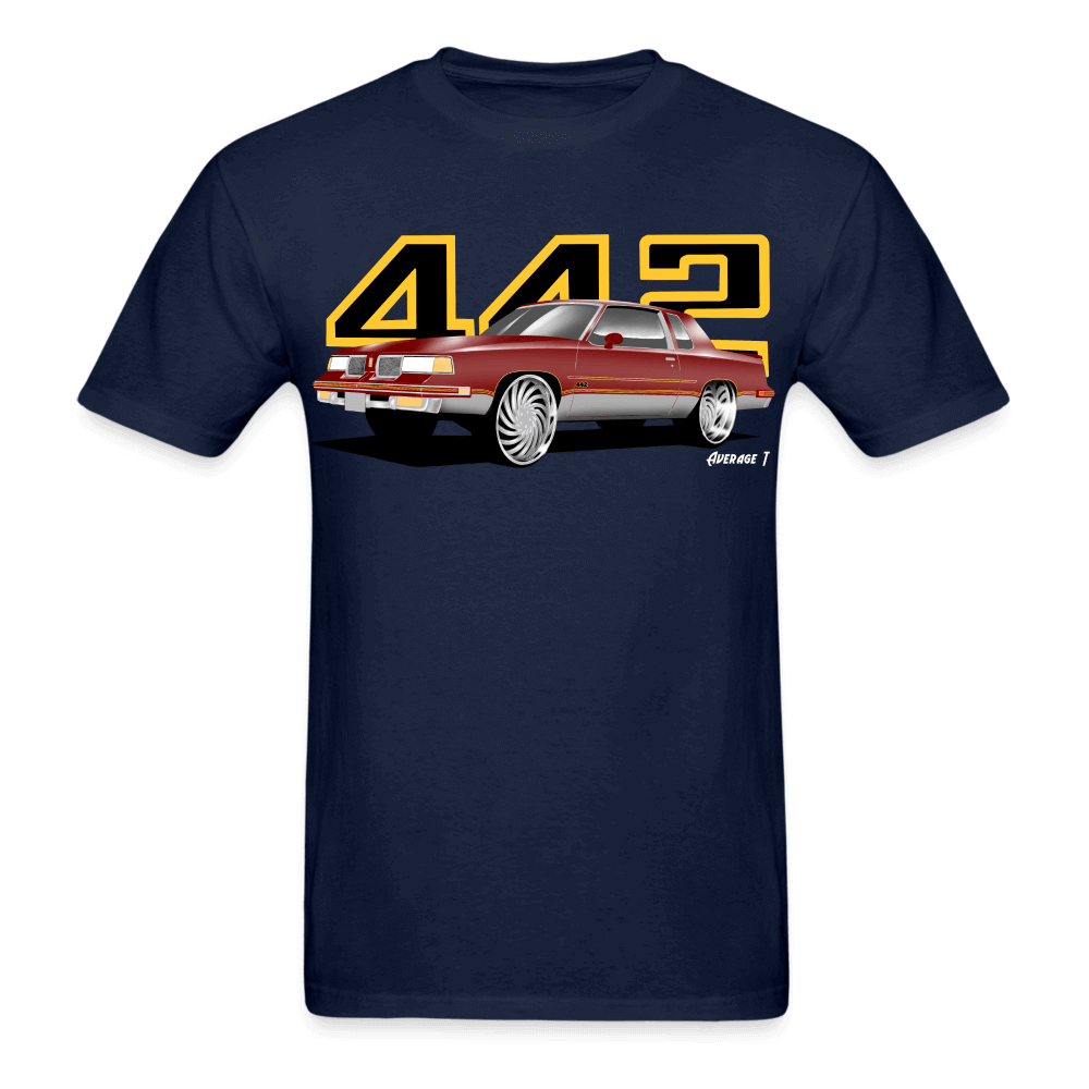 442 Cutlass Burgundy T-Shirt - AverageTApparel-