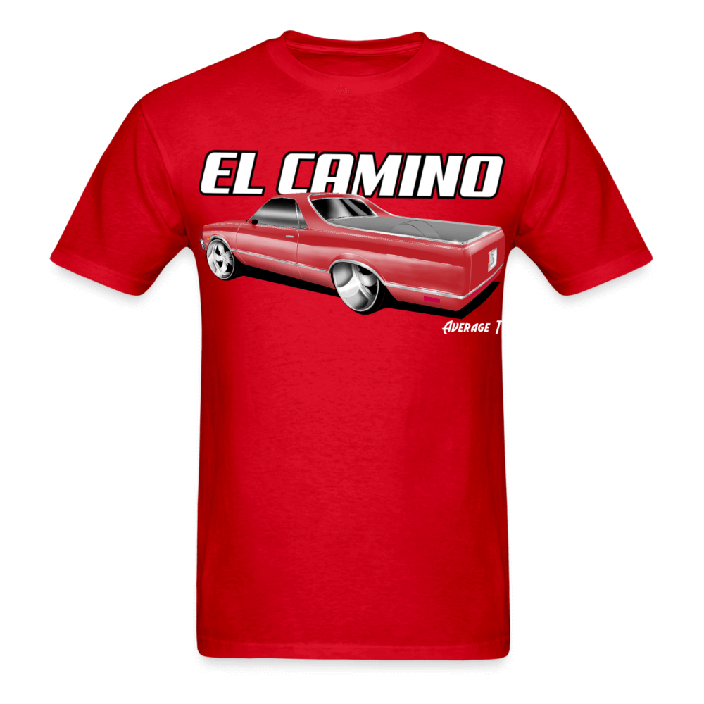 Red El Camino T-Shirt - AverageTApparel-