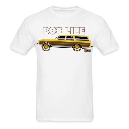 Box Chevy Life Station Wagon T-Shirt - AverageTApparel-