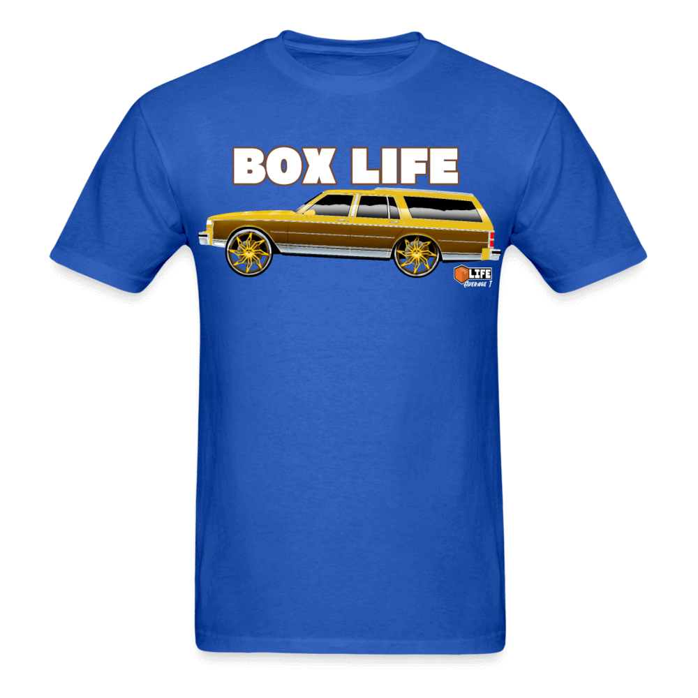Box Chevy Life Station Wagon T-Shirt - AverageTApparel-