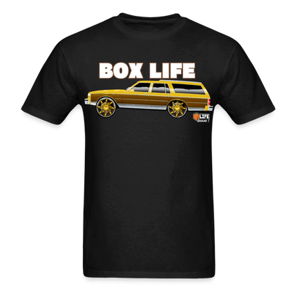 Box Chevy Life Station Wagon T-Shirt - AverageTApparel-