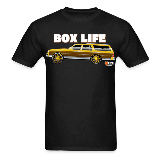 Box Chevy Life Station Wagon T-Shirt - AverageTApparel-